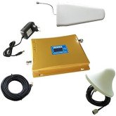 TOUISEDGI Répéteur Signal Mobile 4G 3G 2G GSM DCS LTE - Amplificateur Réseau 100-240V - Norme Européenne